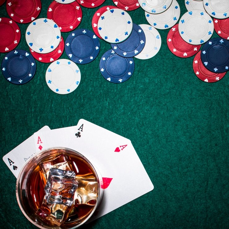 Tampilan permainan casino gaya klasik dengan desain elegan